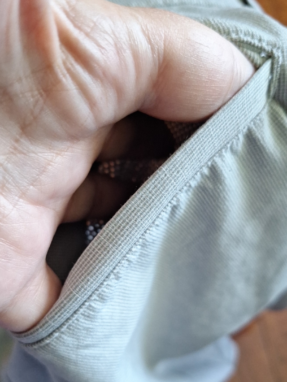 George Men's Light Gray Flat Front Shorts - Picture 8 of 9
